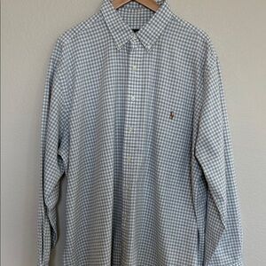 Polo Ralph Lauren Men's Gray Checkered Shirt